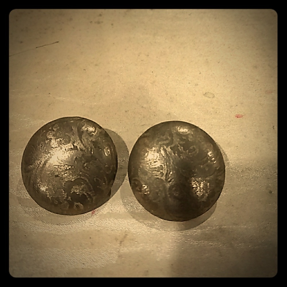 Vintage Silver Clip-on Earrings